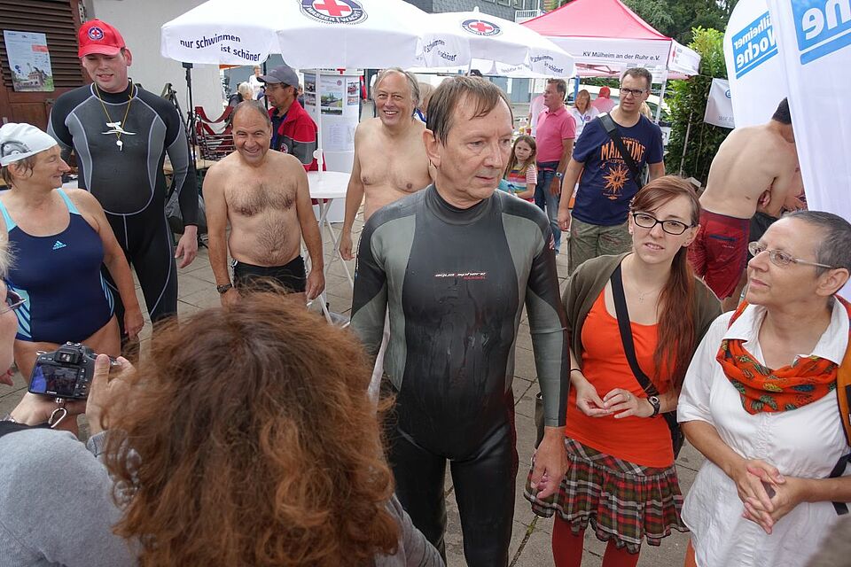 DRK Mülheim Wasserwacht Ruhrschwimmen 2016