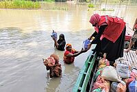 DRK Hilfe Überschwemmung Bangladesch