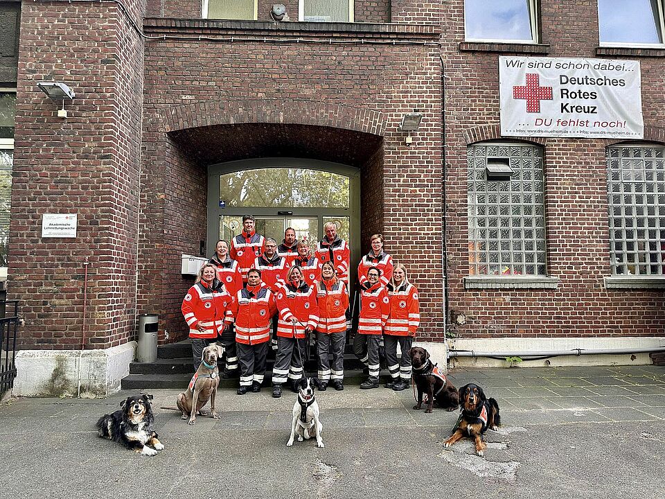 DRK Mülheim Bereitschaft Rettungshunde Team