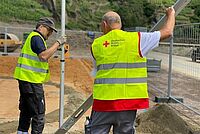 DRK Hochwasser Kläranlage