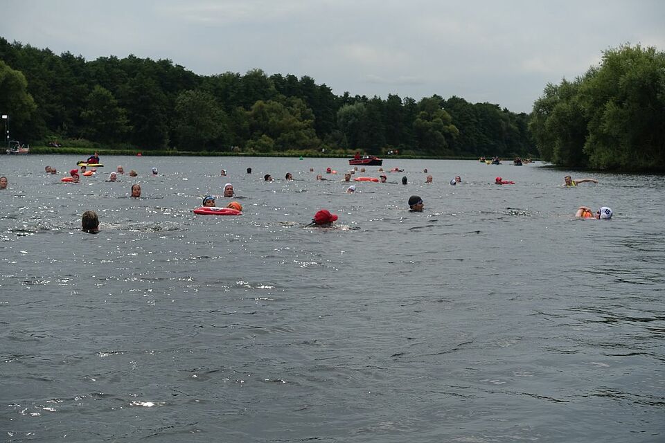 DRK Mülheim Wasserwacht Nachrichten News Ruhrschwimmen 2016