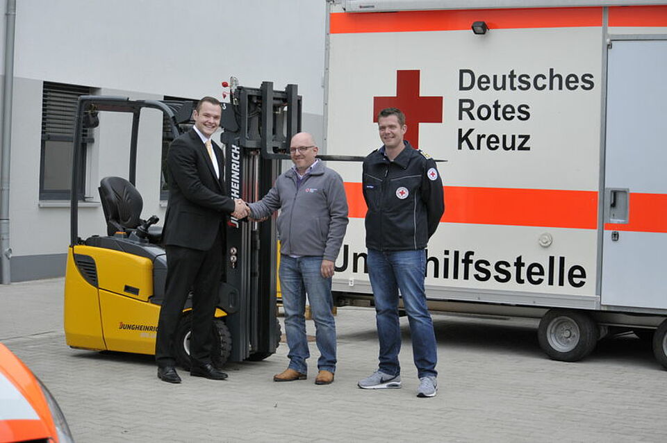 DRK Mülheim Gabelstapler