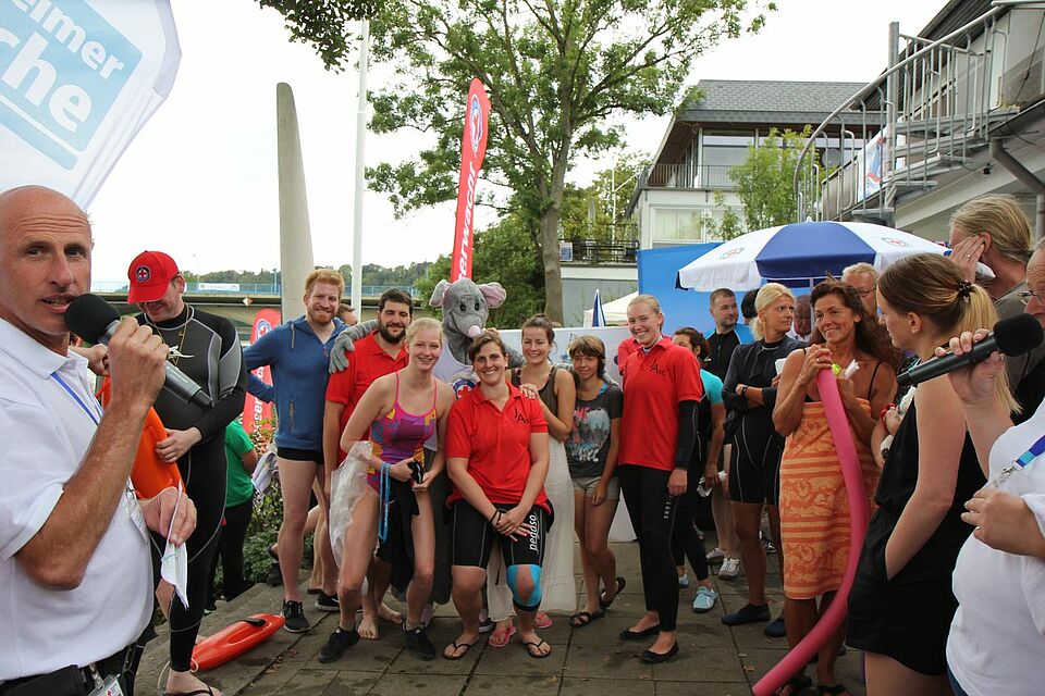 DRK Mülheim Wasserwacht Nachrichten News Ruhrschwimmen 2016