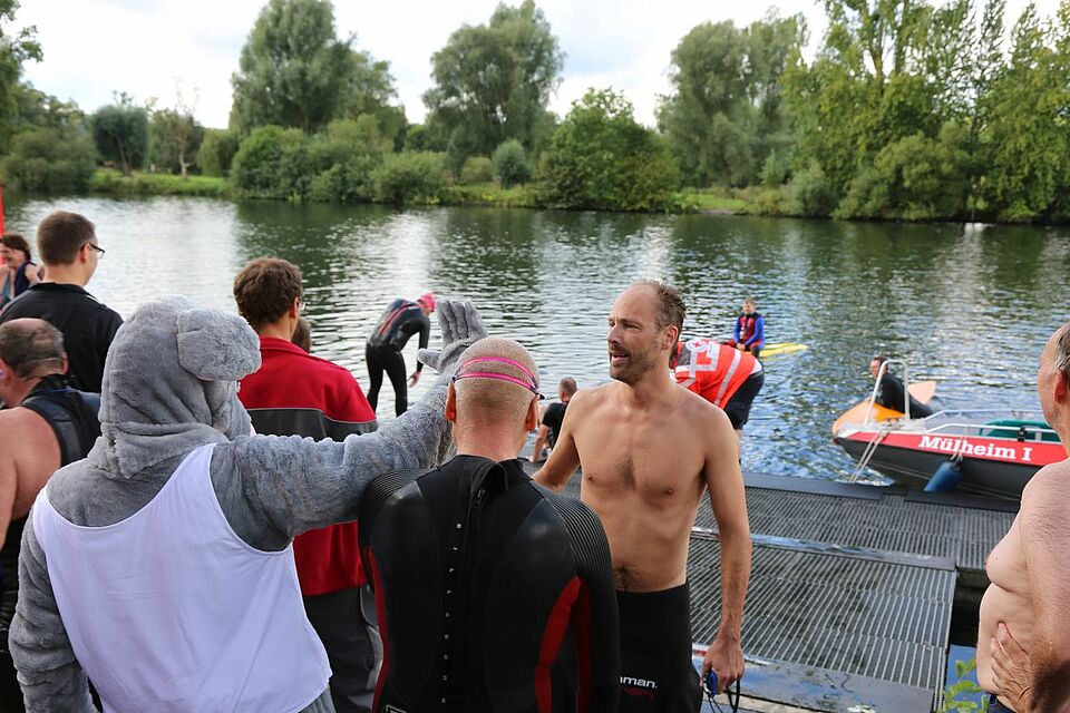 DRK Mülheim Wasserwacht Ruhrschwimmen 2016