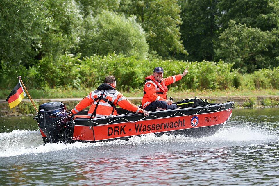 DRK Mülheim Wasserwacht Nachrichten News Übung