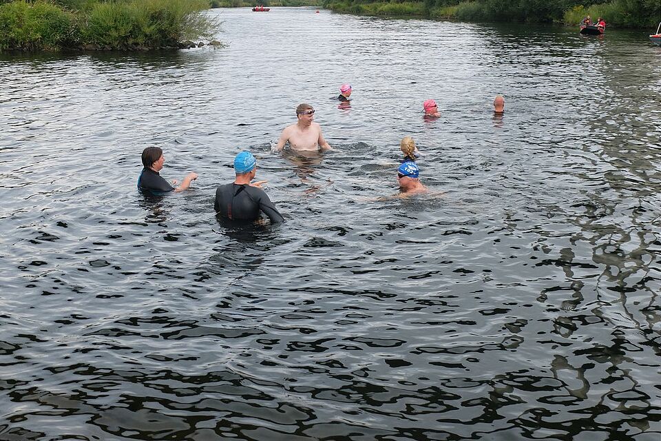 DRK Mülheim Wasserwacht Ruhrschwimmen 2016