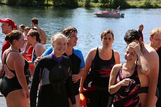 DRK Mülheim Wasserwacht Ruhrschwimmen 2016