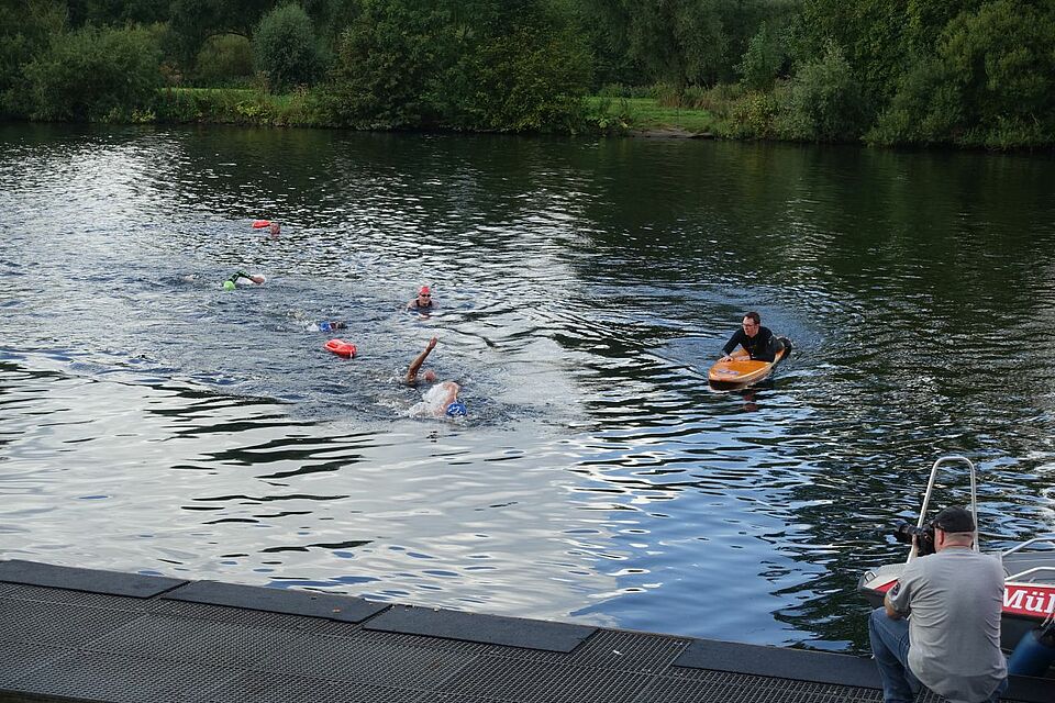 DRK Mülheim Wasserwacht Nachrichten News Ruhrschwimmen 2016