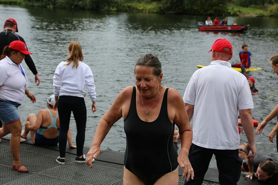 DRK Mülheim Wasserwacht Ruhrschwimmen 2016