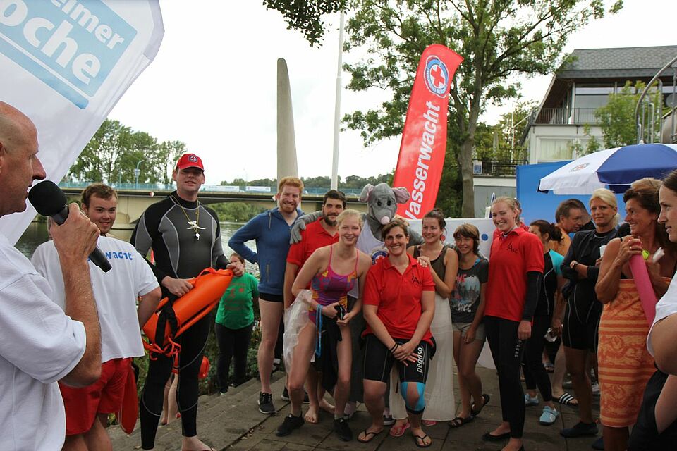 DRK Mülheim Wasserwacht Ruhrschwimmen 2016