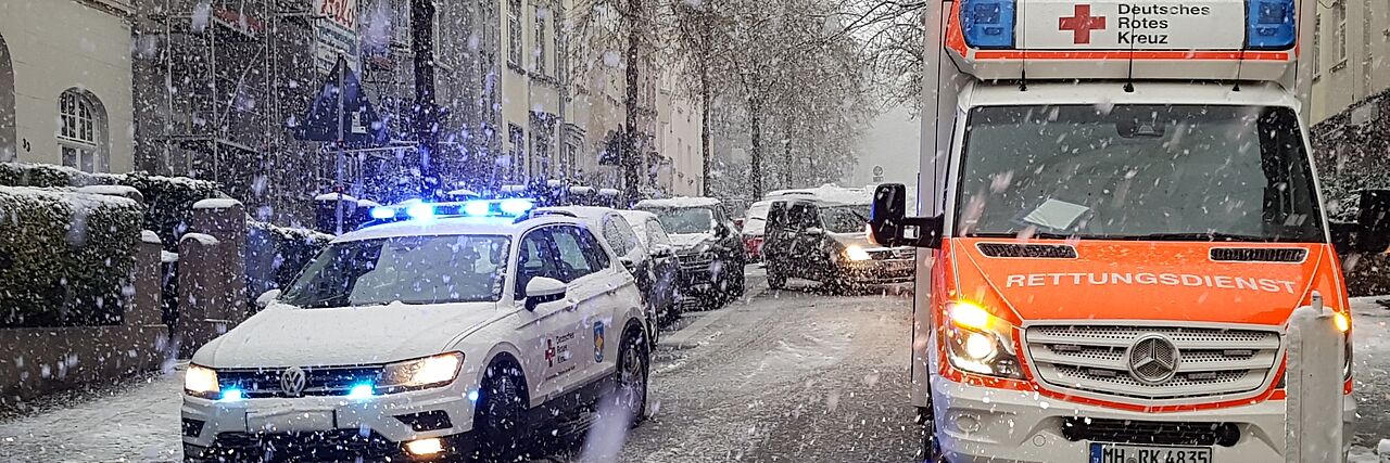 DRK Mülheim Notfallseelsorge Wintereinsatz