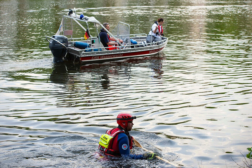 DRK Mülheim Wasserwacht Nachrichten News Übung