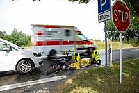 DRK Mülheim Rettungsdienst Motorrad