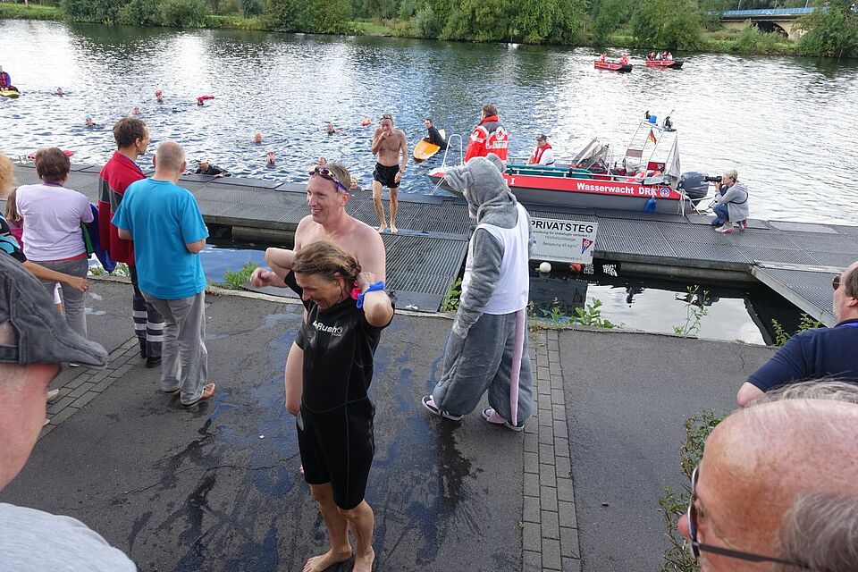 DRK Mülheim Wasserwacht Nachrichten News Ruhrschwimmen 2016