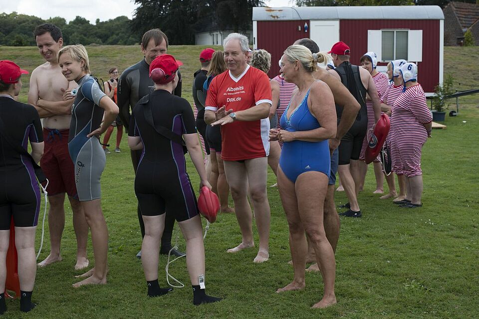DRK Mülheim Wasserwacht Ruhrschwimmen 2016