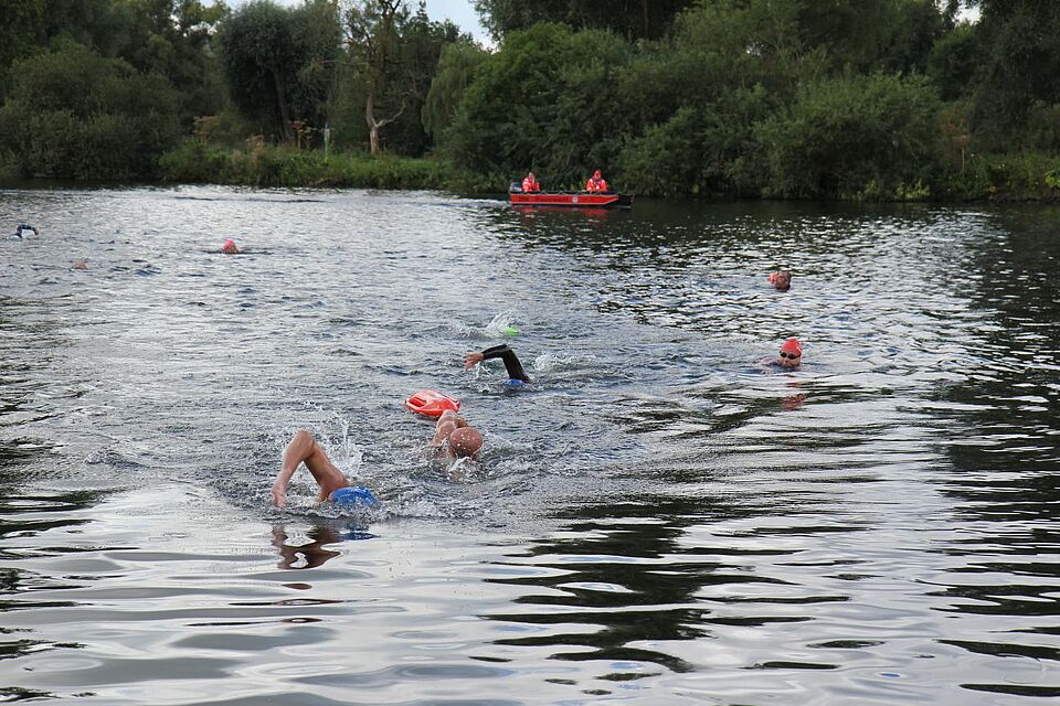 DRK Mülheim Wasserwacht Ruhrschwimmen 2016