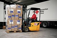 DRK Hilfe Hilfslieferung
