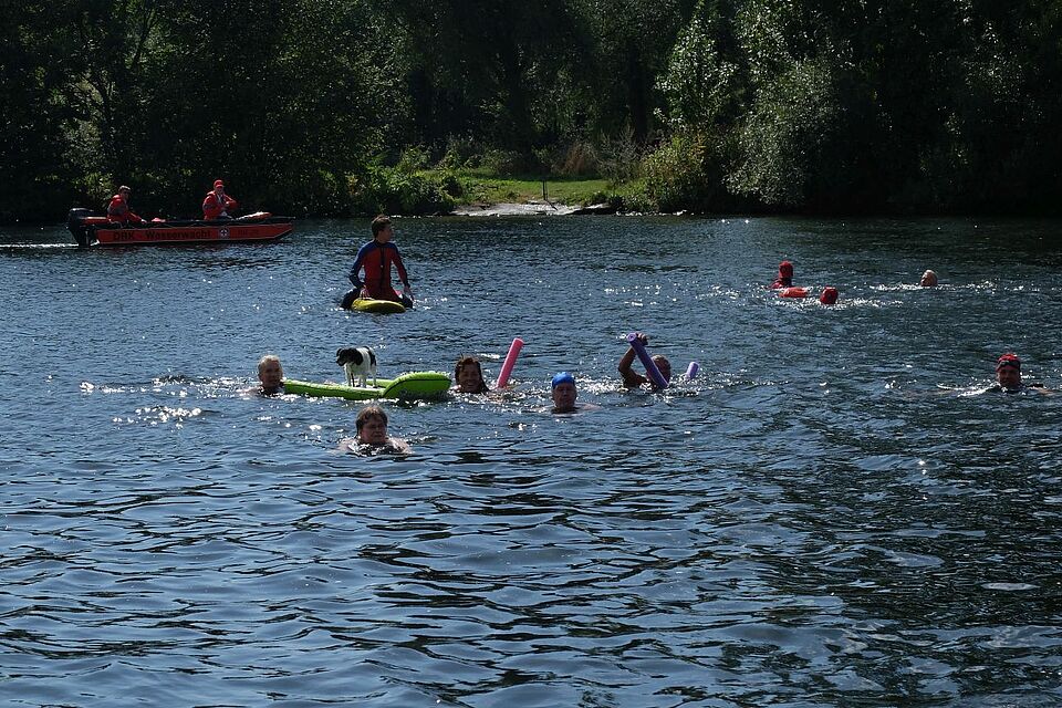 DRK Mülheim Wasserwacht Ruhrschwimmen 2016