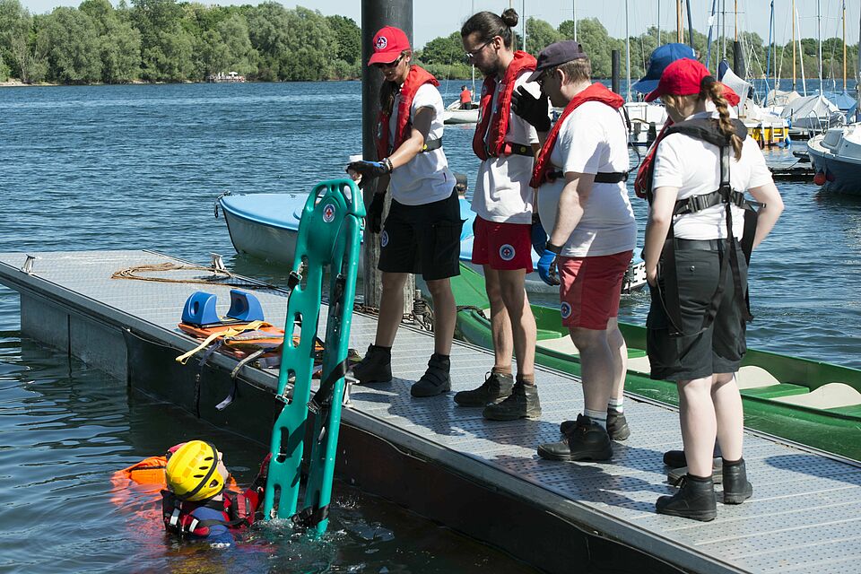 DRK Mülheim Wasserwacht Praxiscamp 2017