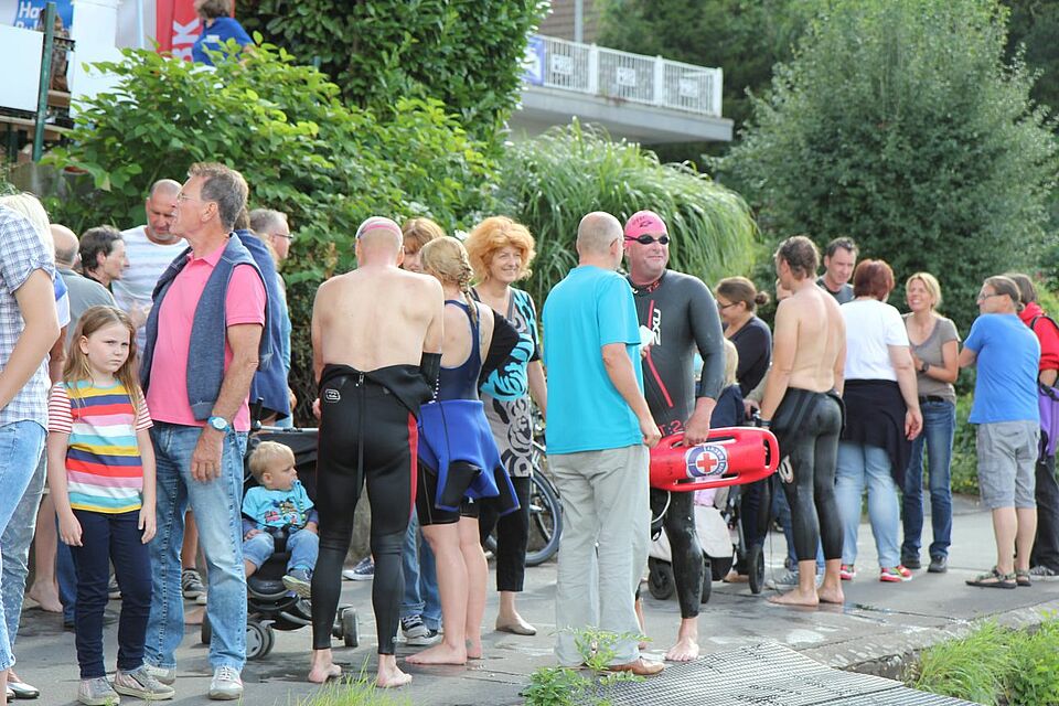 DRK Mülheim Wasserwacht Ruhrschwimmen 2016