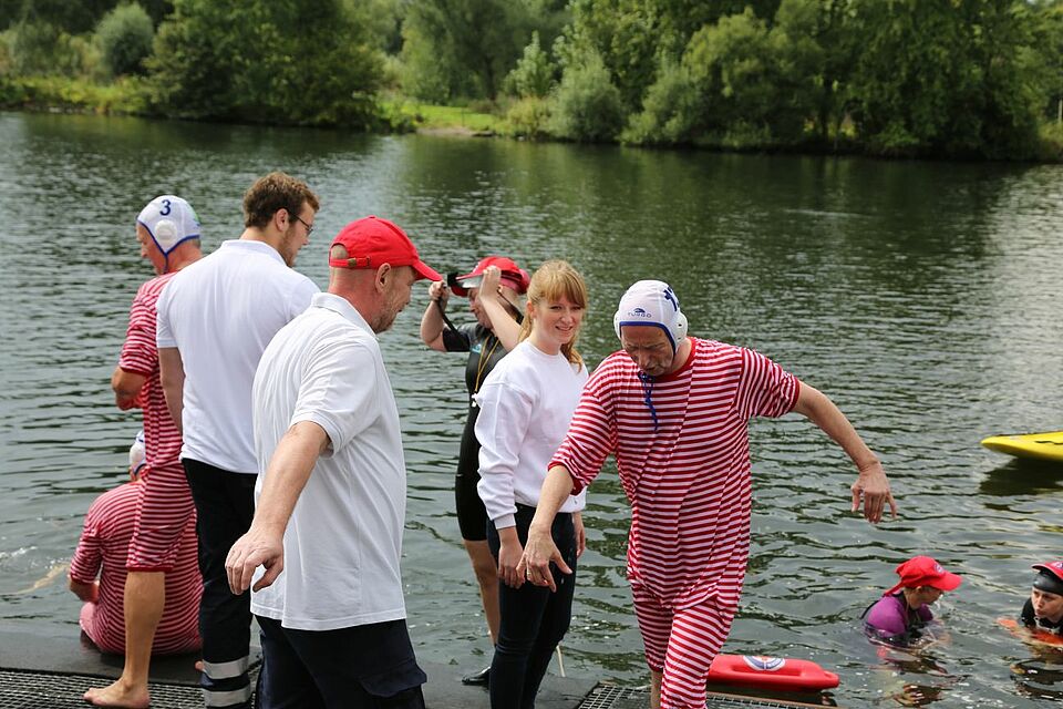 DRK Mülheim Wasserwacht Ruhrschwimmen 2016