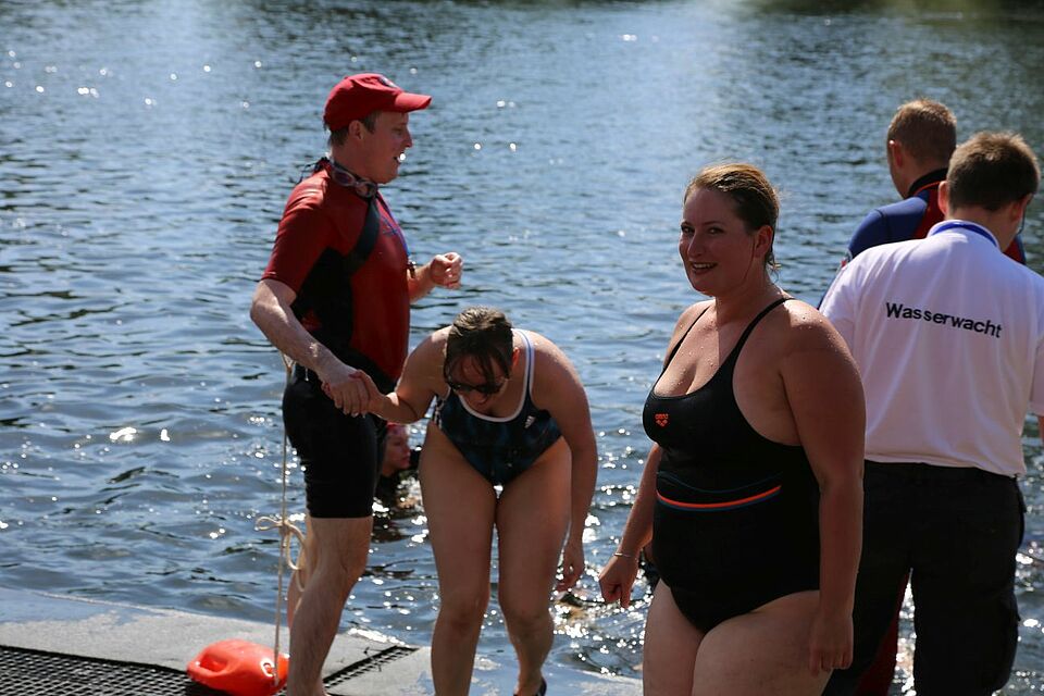 DRK Mülheim Wasserwacht Ruhrschwimmen 2016