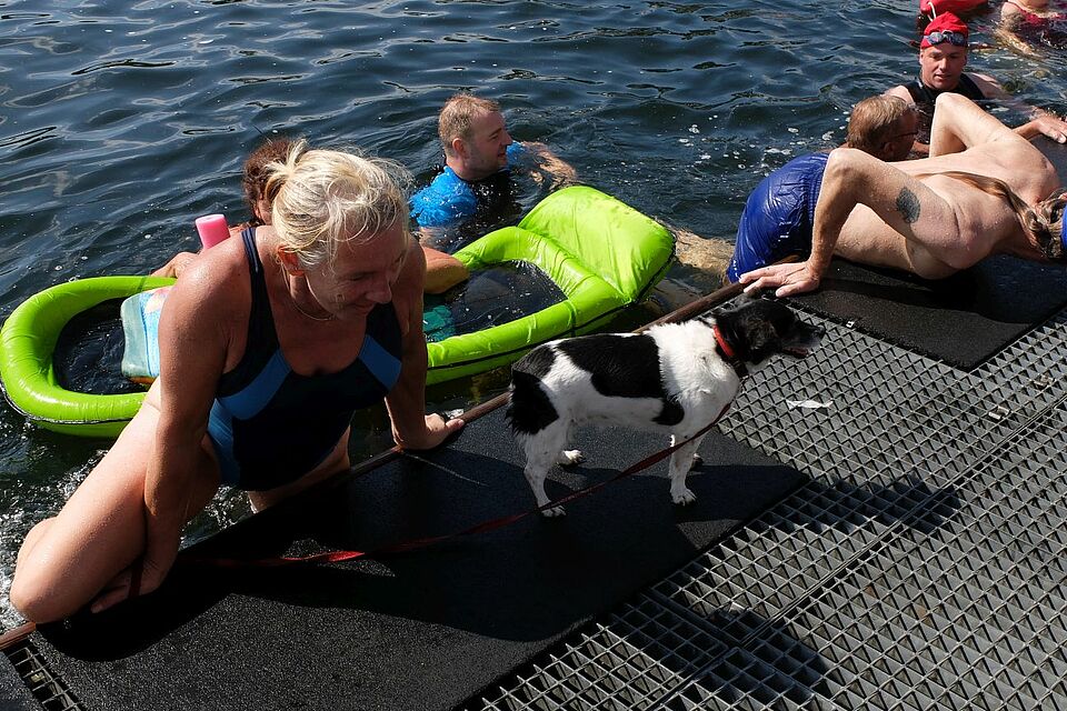 DRK Mülheim Wasserwacht Ruhrschwimmen 2016