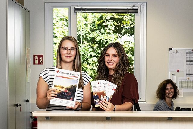 DRK Mülheim Kreisgeschäftsstelle HLZ Empfang Team