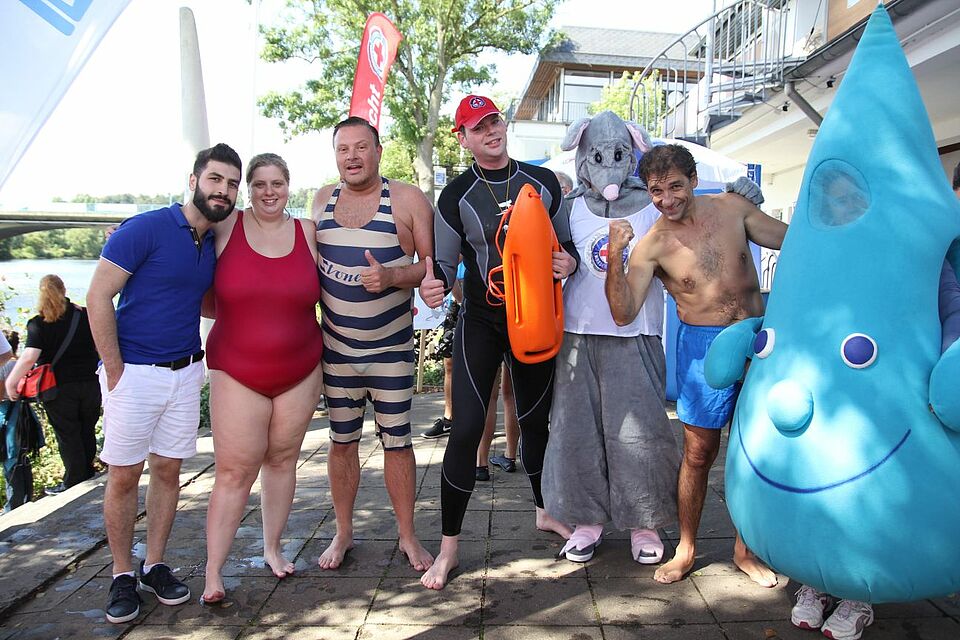 DRK Mülheim Wasserwacht Ruhrschwimmen 2016