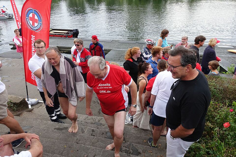 DRK Mülheim Wasserwacht Ruhrschwimmen 2016