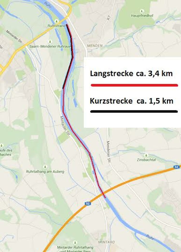 DRK Mülheim Wasserwacht Ruhrschwimmen