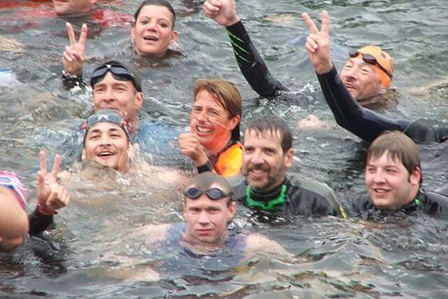 DRK Mülheim Wasserwacht Ruhrschwimmen 2015