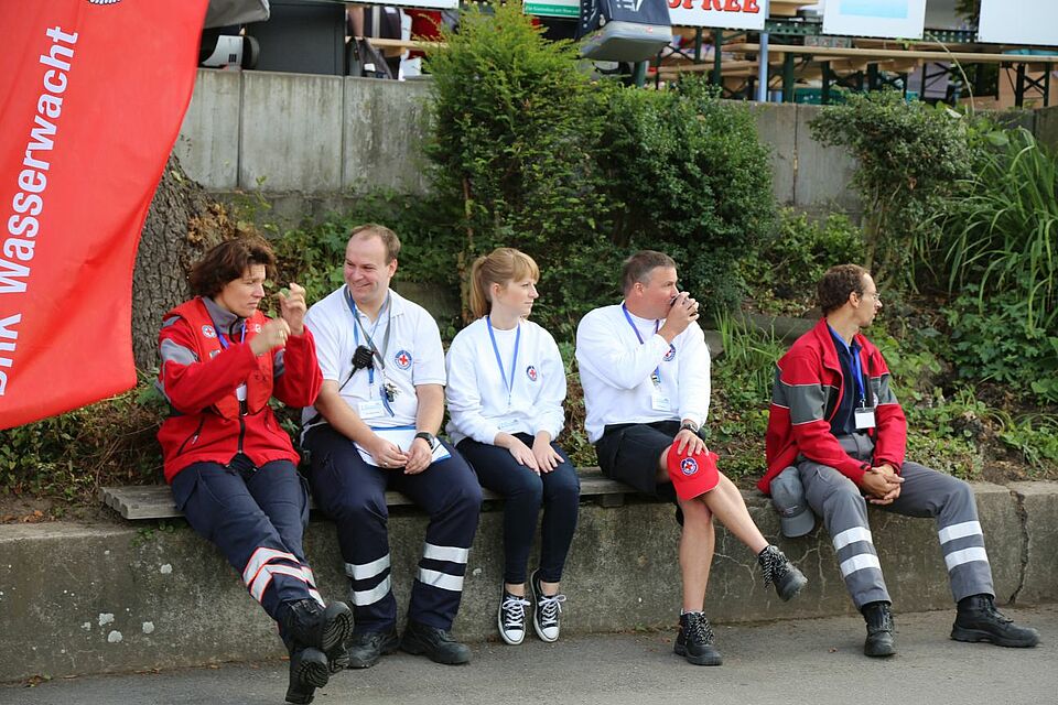 DRK Mülheim Wasserwacht Ruhrschwimmen 2016