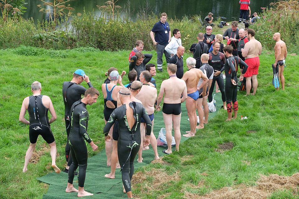 DRK Mülheim Wasserwacht Ruhrschwimmen 2016