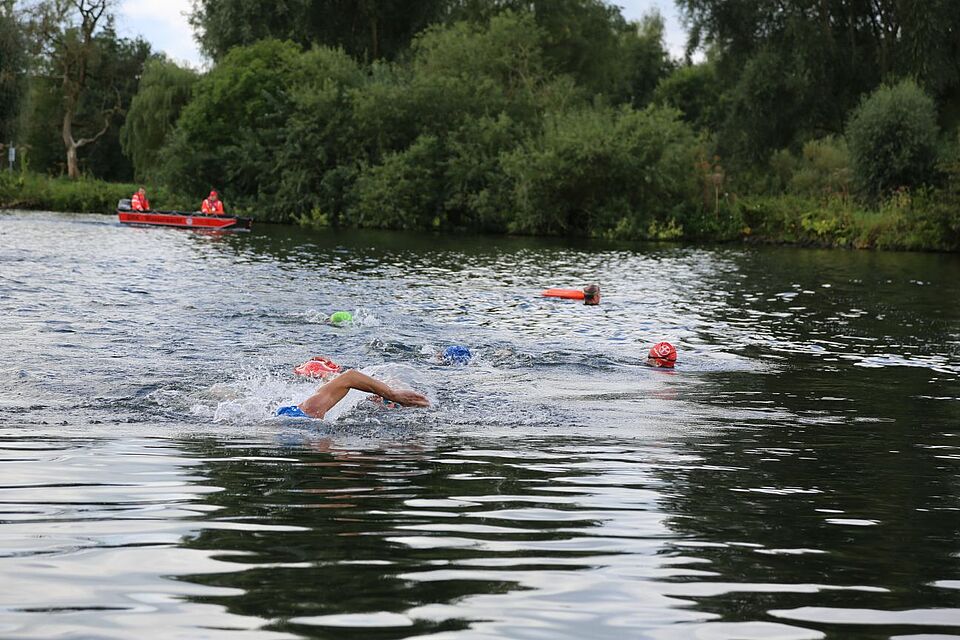 DRK Mülheim Wasserwacht Ruhrschwimmen 2016
