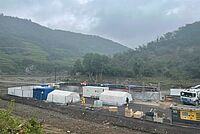 DRK Hilfe Kläranlage Hochwasser