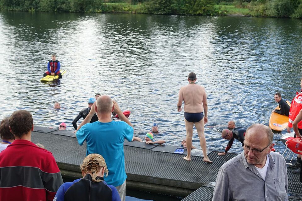 DRK Mülheim Wasserwacht Nachrichten News Ruhrschwimmen 2016