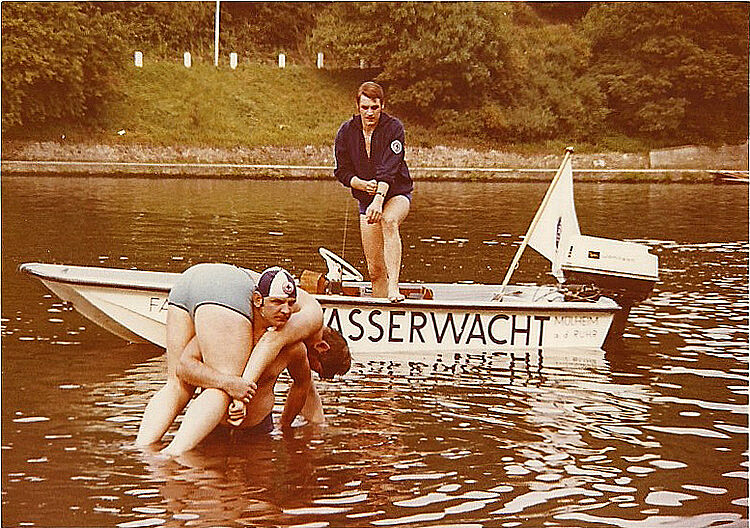DRK Mülheim Wasserwacht Historie Geschichte 1971