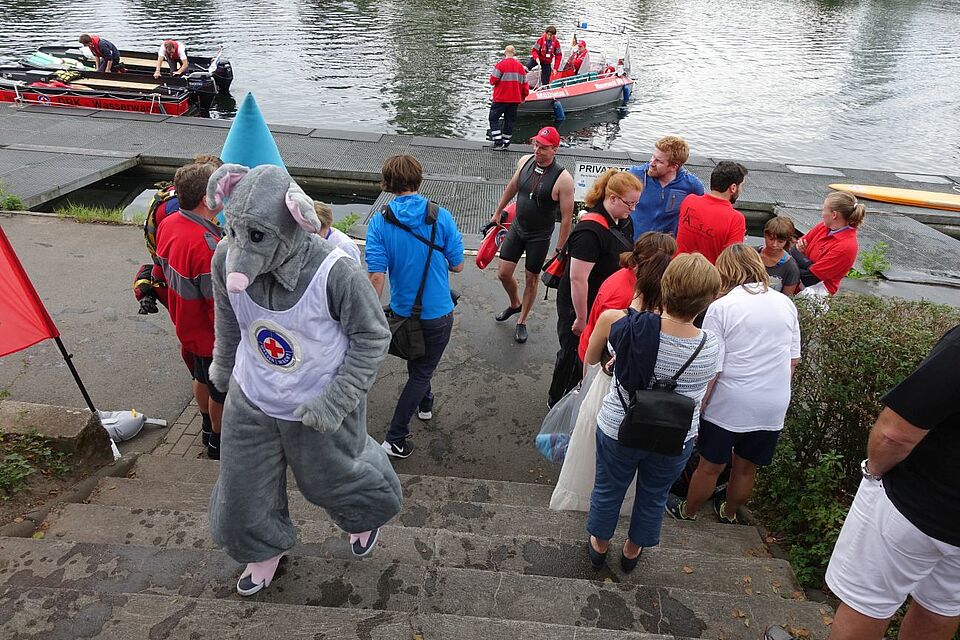 DRK Mülheim Wasserwacht Ruhrschwimmen 2016