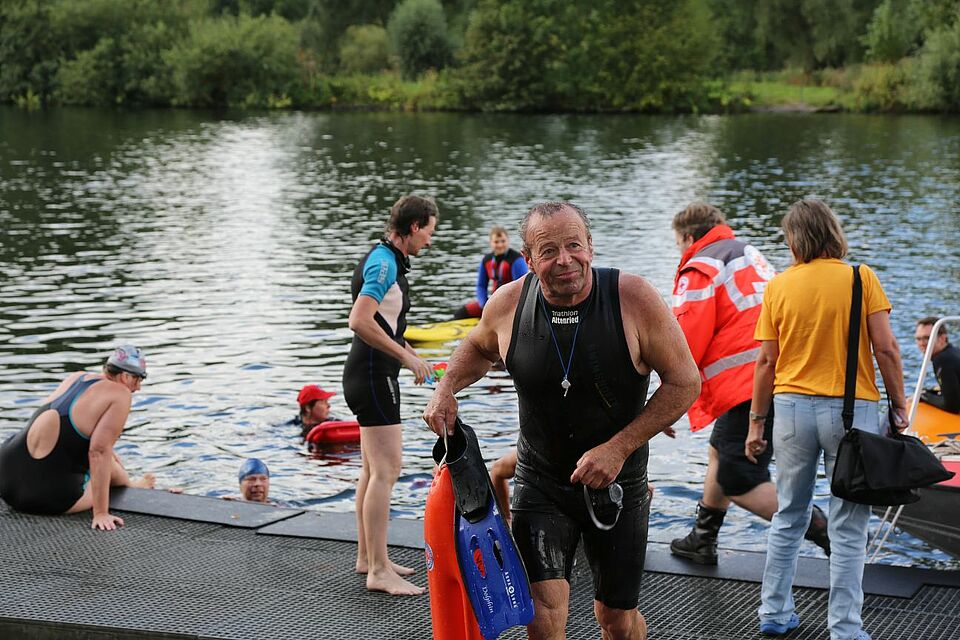 DRK Mülheim Wasserwacht Ruhrschwimmen 2016