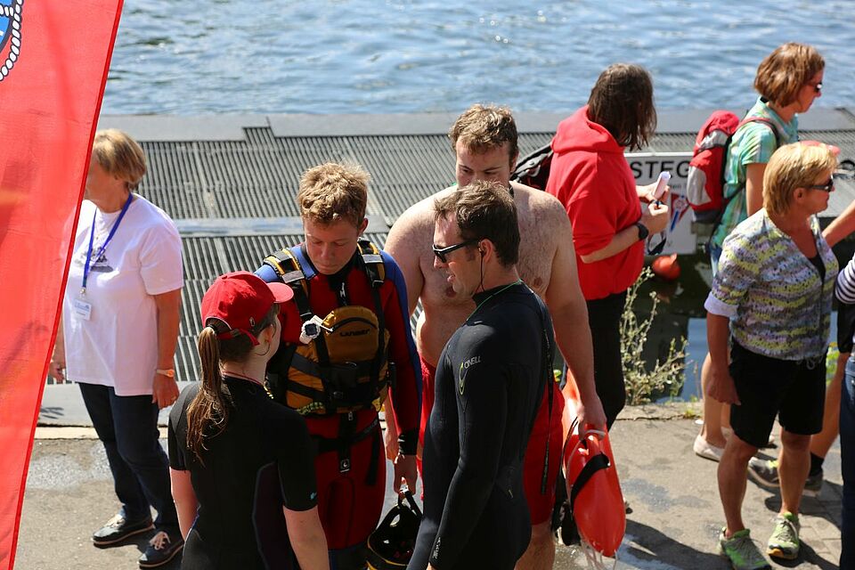 DRK Mülheim Wasserwacht Ruhrschwimmen 2016