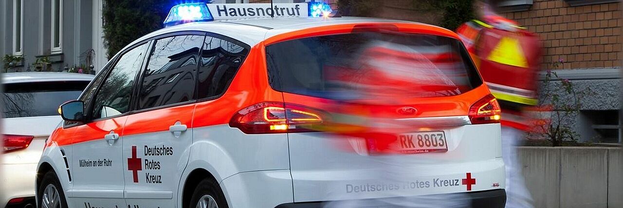 DRK Mülheim Hausnotrufdienst Einsatzfahrzeug
