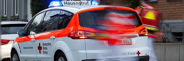 DRK Mülheim Hausnotrufdienst Einsatzfahrzeug