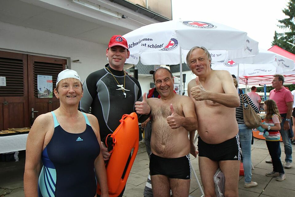 DRK Mülheim Wasserwacht Nachrichten News Ruhrschwimmen 2016