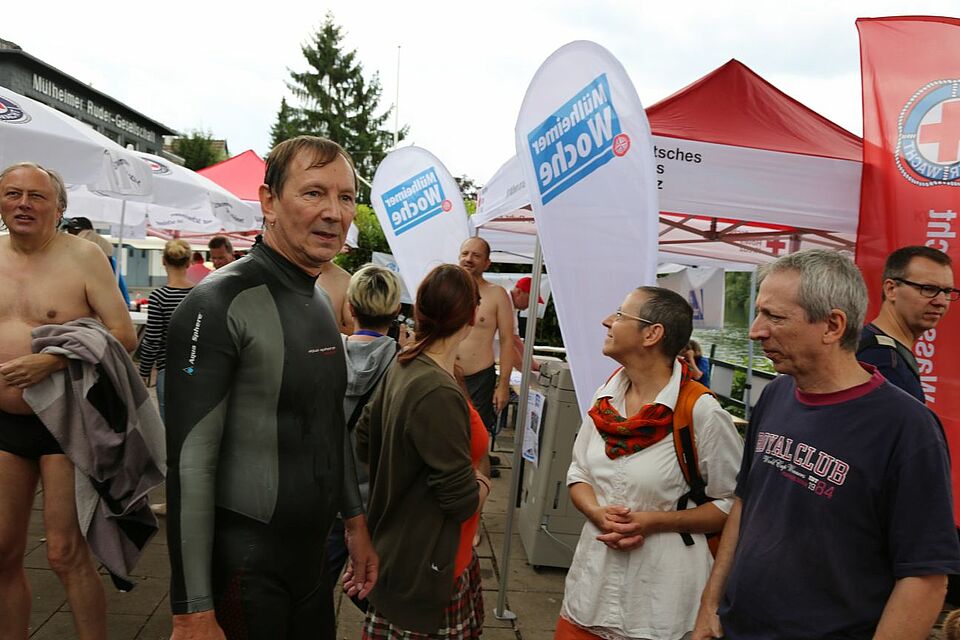 DRK Mülheim Wasserwacht Ruhrschwimmen 2016