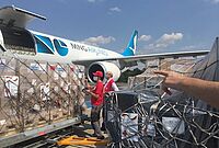 DRK Beirut Libanon Hilfsflug Berlin Schönefeld
